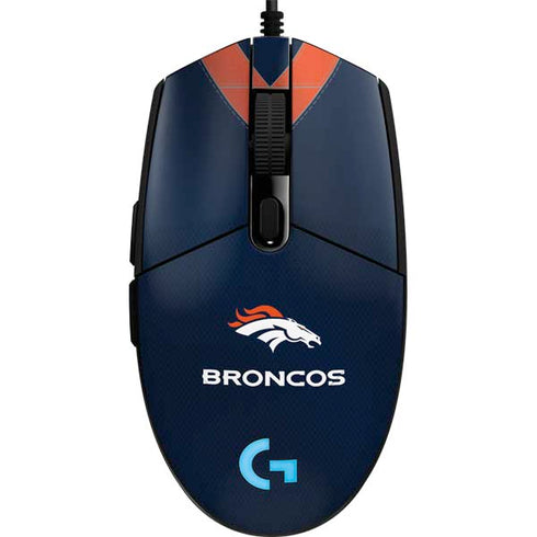 NFL Denver Broncos Team Jersey G203 Prodigy RGB Wired Gaming Mouse Skin
